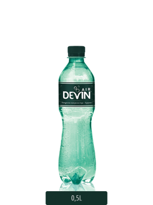 Devin - Apă minerala naturală carbogazificată 0.5L